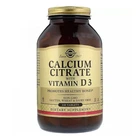 Цитрат кальцію з вітаміном Д3, Calcium Citrate, Solgar, 240 таблеток SOL-00432