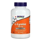 Лизин, L-Lysine, Now Foods 500 мг Таблетки