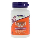 Жироспалювач Now (Now Foods) 7-KETO 100 мг у веганських капсулах