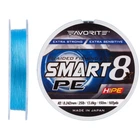 Шнур Favorite Smart PE 8x 150м (sky blue) #2/0.242 mm 25lb/13.8 kg
