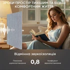 Звукоизоляционная декоративная самоклеящаяся 3D-панель для стен и потолков 60×60×9 мм шумопоглощение теплоизоляция Светло-Серый