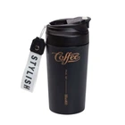Термокружка Coffee 480 мл с керамической колбой, черный