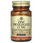 Вітаміни Solgar Zinc Picolinate 22 мг 100 таблеток