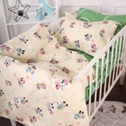 Комплект постільної білизни MirSon Бязь 20-0043 Green Mikey Mouse 2 x 143 x 210 см (2200010273243)