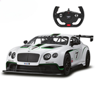 Машинка Bentley Continental GT3 белый RASTAR модель 1:14 Автомобиль на дистанционном управлении + пульт 2,4 ГГц