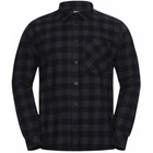 Рубашка Jack Wolfskin Lite Flannel Shirt M XL Черный/Серый (1109-4064886564328)