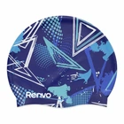 Доросла шапочка для плавання Renvo Kerio Triangles Синій Уні OSFM (2SC150-0403)
