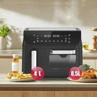 Аэрофритюрница двухкамерная Sokany SK-10060 2400 Вт 4 л + 8,5 л черный для здоровой жарки