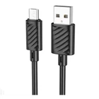 USB кабель Hoco X88, MicroUSB, 1.0 м., Черный - 327289