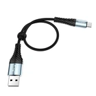 USB кабель Hoco X38 Cool, Type-C, 0.25 м., Чорний - 418709