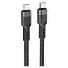USB кабель Hoco U110, Type-C, 1.2 м., Чорний - 298148