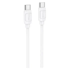USB кабель Hoco X115 Surpass, Type-C, 1.0 м., Білий - 608133