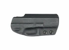 Кобура поясна Glock 17, 22, 31 з кліпсою (кайдекс, чорний)