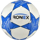Мяч футбольный голубой Ronex Grippy FN2