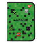 Папка факультативная пластиковая на молнии Yes Minecraft с карманом А4