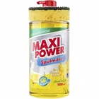 Засіб для миття посуду Maxi Power Лимон з губкою, 1 л