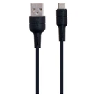 USB кабель Borofone BX30 Silicone, Type-C, 1.0 м., Чорний - 191387