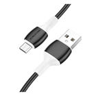 USB кабель Borofone BX84, MicroUSB, 1.0 м., Чорний - 327282
