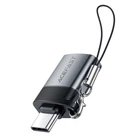 Адаптер AceFast J7, Type-C, USB, Серый - 620579