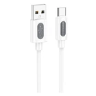 USB кабель Borofone BX114 Structure, Type-C, 1.0 м., Білий - 575553