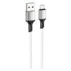 USB кабель Borofone BX83, MicroUSB, 1.0 м., Белый - 321053