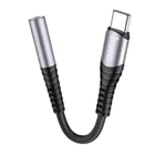 Адаптер Hoco LS36, Type-C, 3.5 мм., Серый - 408981