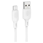 USB кабель Borofone BX113, MicroUSB, 1.0 м., Белый - 533337