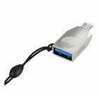 Адаптер Hoco UA10, MicroUSB, USB, Серый - 329263