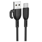 USB кабель Borofone BX91 Symbol, Type-C, 1.0 м., Черный - 418560