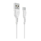 USB кабель Borofone BX51 Triumph, MicroUSB, 1.0 м., Белый - 210945
