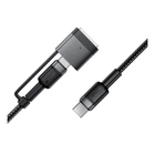 USB кабель AceFast C22-05, Type-C, MagSafe 3, 1.2 м., Черный - 673663