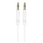 AUX кабель Borofone BL16, 3,5 мм., 1.0 м., Білий - 385979