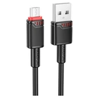 USB кабель Borofone BX110, MicroUSB, 1.0 м., Черный - 590392
