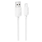 USB кабель Hoco X113 Beneficio, MicroUSB, 1.0 м., Білий - 571723