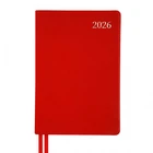 Еженедельник Leo planner А5 датированный 2026 "Aldento", интегральный, красный, 368 страниц (252671)