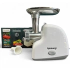 Мясорубка Электрическая Rainberg Rb-2319 Кухонная 3000вт С Системой Реверса Насадка Куббе Белая (378110)