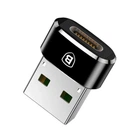 Перехідник Baseus USB Male to USB-C Female Black (CAAOTG-01)