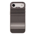 ПротиударнийЧохол Kajsa Resort Collection Gradient Stripe with MagSafe для iPhone 17 Air Grey O-Ring
