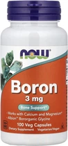 Бор Now Foods BORON 3 мг 100 капсул (733739014108)