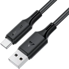 Кабель Acefast C17-04 USB 2.0 USB to Type-C M 1.2m 3A 60W silicone Black (6974316284178)