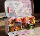 Конструктор 3D DIY Міні Румбокс в металевій скриньці CUTE ROOM Cherry Blossoms "In The Dremland" Q-007