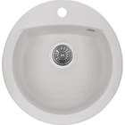 Мойка кухонная GRANADO RONDA white з сифоном (470*490mm.) (gr2205) GRANADO gr2205 905350