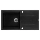 Мойка кухонная GRANADO MORA black shine (gr2601) GRANADO gr2601 904651