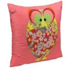 Подушка Руно 50х50 силіконова "Owl Red" 306_Owl Red