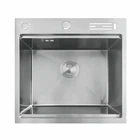 Мийка Mixxus MH5050 NANO-SILVER (3.0/0.8) з н.ст. зі сходинкою для суш., з підст. під ножі (нерж.) MX1939