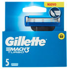Сменные кассеты Gillette Mach 3 Turbo, 5 шт
