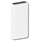 Power bank XO PB309 20000 mAh с быстрой зарядкой PD20W+Quick Charge 22.5W и дисплеем White