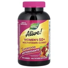 Комплекс мультивітамінів для жінок старше 50 років Nature's Way (Alive!®) 150 жувальних таблеток зі смаком ягідної суміші (NWY-14068)
