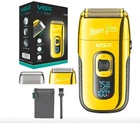 Аккумуляторный шейвер VGR V-332 с дисплеем и выдвижным триммером Золотистый