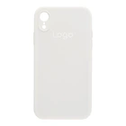 Чохол Premium Silicone Case Full Size with Frame для iPhone Xr 09.White